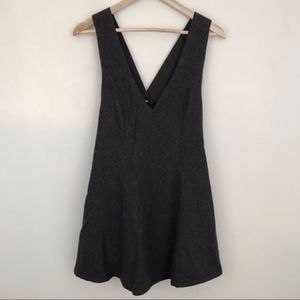 🔥Closing Sale🔥Free People Gray V-Neck Dress Mini